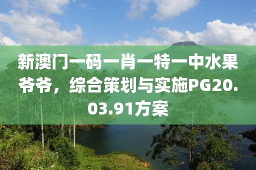 新澳门一码一肖一特一中水果爷爷，综合策划与实施PG20.03.91方案