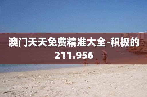 澳门天天免费精准大全-积极的211.956
