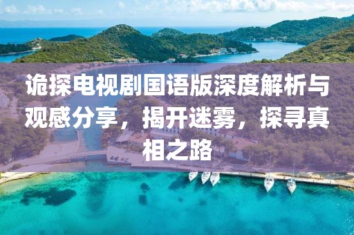 诡探电视剧国语版深度解析与观感分享，揭开迷雾，探寻真相之路