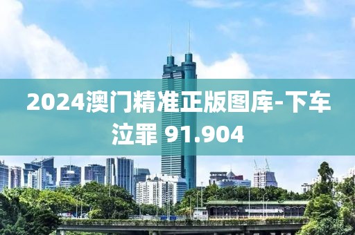 2024澳门精准正版图库-下车泣罪 91.904