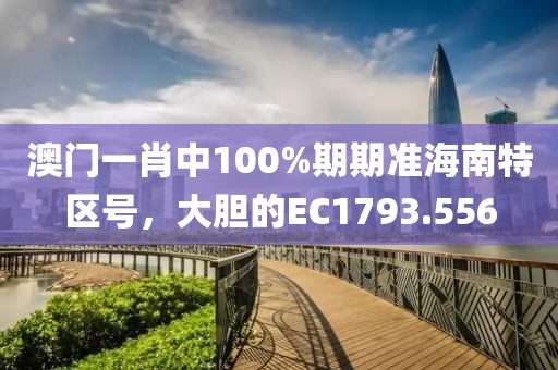 澳门一肖中100%期期准海南特区号，大胆的EC1793.556