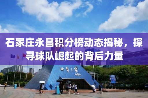 石家庄永昌积分榜动态揭秘，探寻球队崛起的背后力量