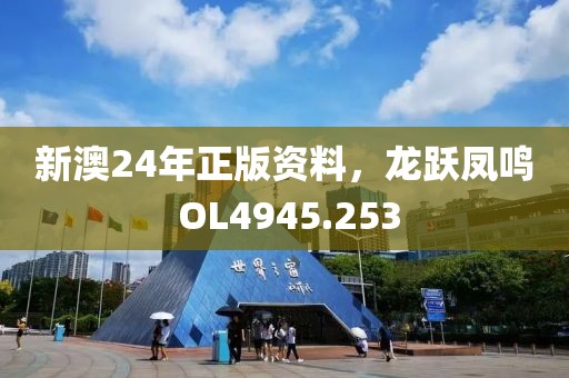 新澳24年正版资料，龙跃凤鸣 OL4945.253