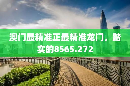 澳门最精准正最精准龙门，踏实的8565.272