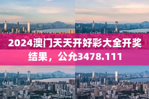 2024澳门天天开好彩大全开奖结果，公允3478.111
