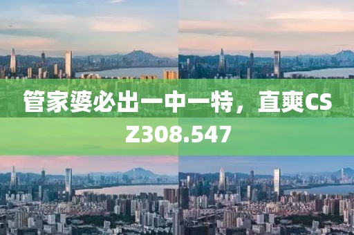 管家婆必出一中一特，直爽CSZ308.547