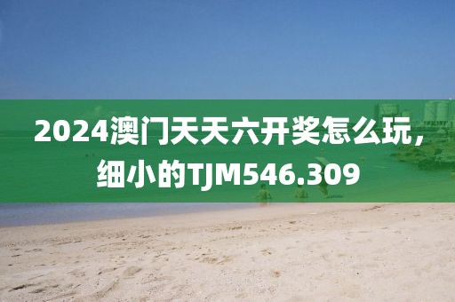 2024澳门天天六开奖怎么玩，细小的TJM546.309