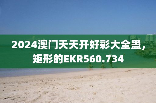 2024澳门天天开好彩大全蛊，矩形的EKR560.734