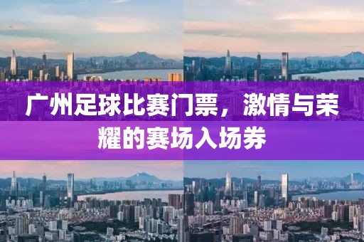 广州足球比赛门票，激情与荣耀的赛场入场券