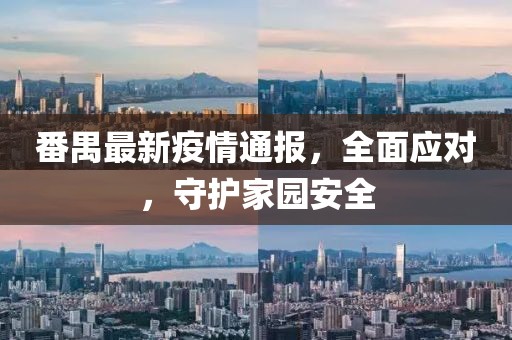 番禺最新疫情通报，全面应对，守护家园安全