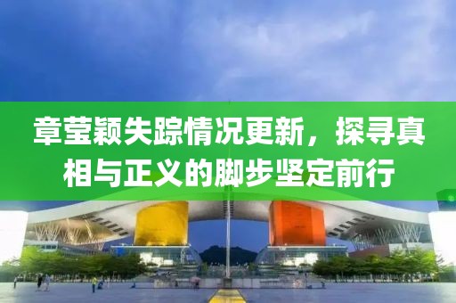 章莹颖失踪情况更新，探寻真相与正义的脚步坚定前行