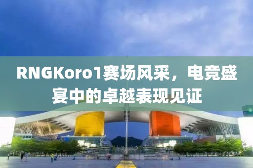 RNGKoro1赛场风采，电竞盛宴中的卓越表现见证