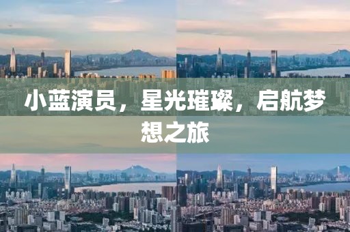 小蓝演员，星光璀璨，启航梦想之旅
