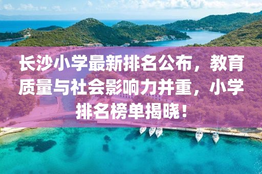 长沙小学最新排名公布，教育质量与社会影响力并重，小学排名榜单揭晓！
