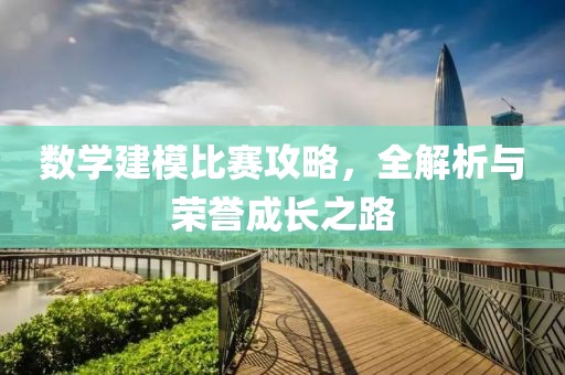 数学建模比赛攻略，全解析与荣誉成长之路