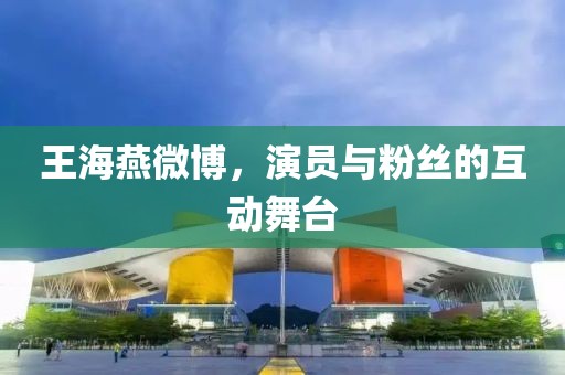 王海燕微博，演员与粉丝的互动舞台